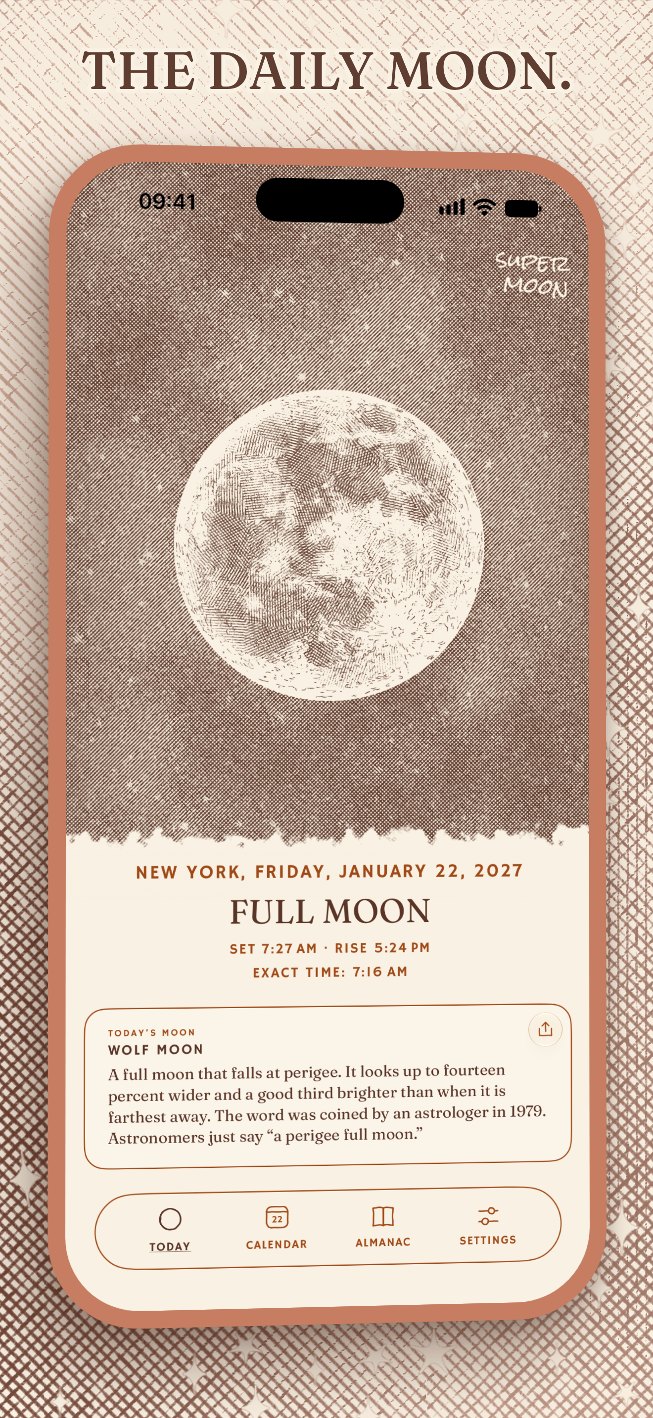 Plenilune: Moon Calendar