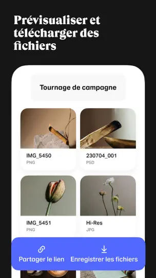 Capture d'écran de WeTransfer: Transfer Files sur iPhone 5