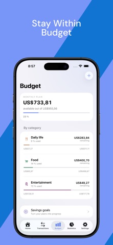 Numa — Expenses Tracker iPhone screenshot