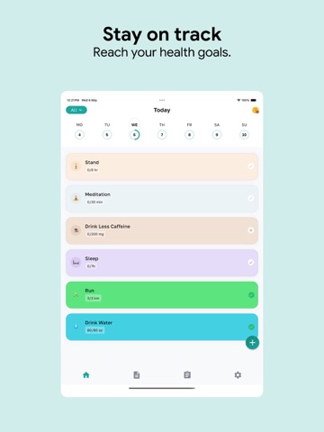 Rise & Habit Pro iPad screenshot