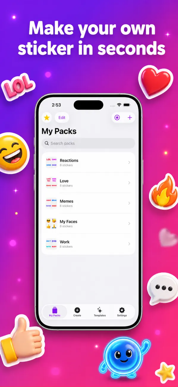 StickerLab - Sticker Maker screenshot