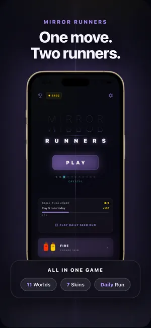 Mirror Runners - Endless Run screenshot 1