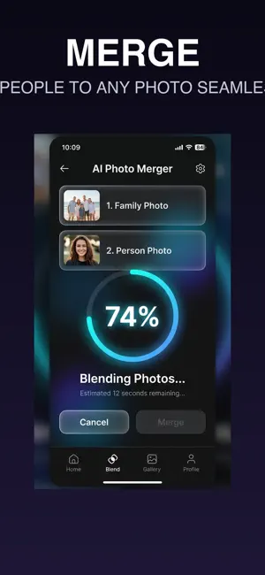 Merge Photos: Add Person Photo screenshot 1