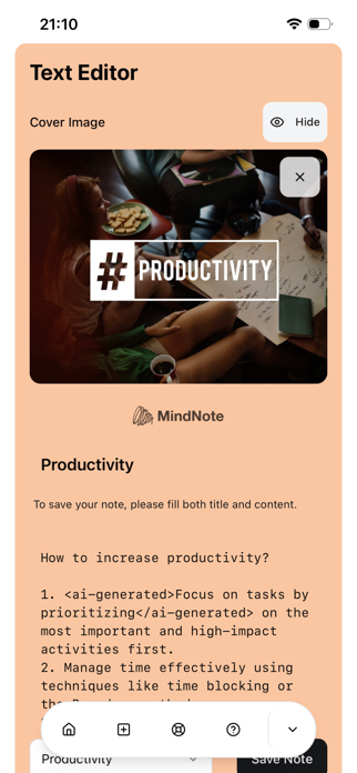 MindNote - AI Notetaking App Screenshot 6 of 10