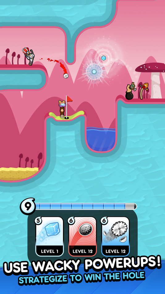 #2. Golf Blitz (iOS) Av: Noodlecake