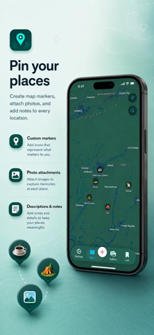 NoteSpotter: Tags on a map Screenshot 1 of 3