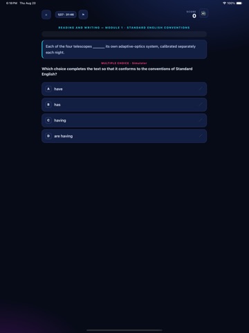 SAT Ready Pro iPad screenshot