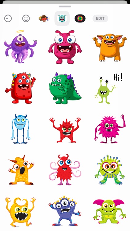 Crazy Little Monster Stickers