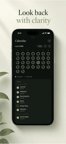 Habit Tracker - Ritual Grove screenshot