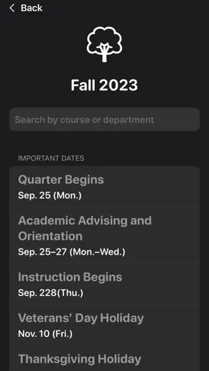 UCI Anteater's ClassFinder screenshot 4