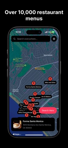 MacrosMap - Restaurant Macros Screenshot 1 of 4