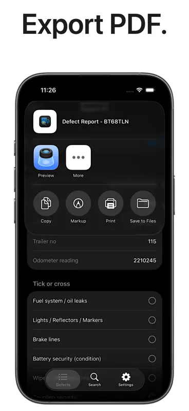 Defect: HGV screenshot 5 of 5