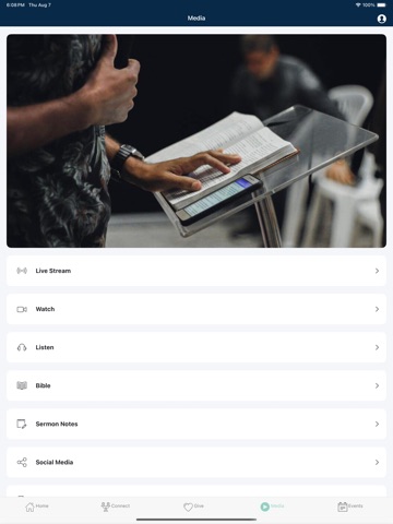 Grace Church Ovilla iPad screenshot