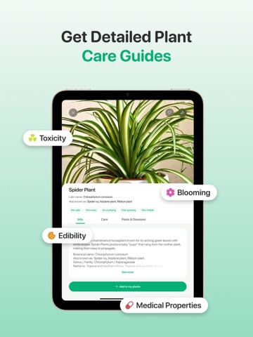 PLNT: AI Plant Identifier Care iPad screenshot