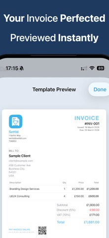 Settld - Invoice & Payments Screenshot 1 of 10