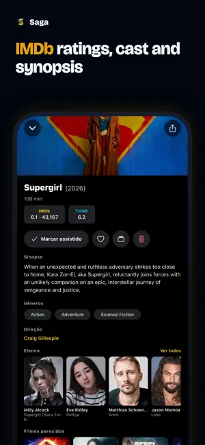Saga: TV Show & Movie Tracker screenshot 2