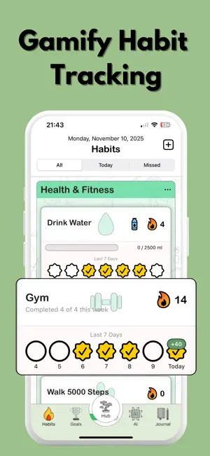 If I Grow: AI + Habits + Goals screenshot 3