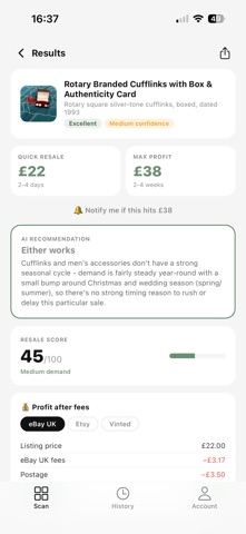Flip: AI Resale Pricing Screenshot 5 of 8