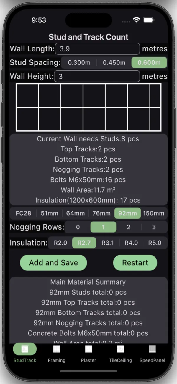 Screenshot #3 pour Material Count