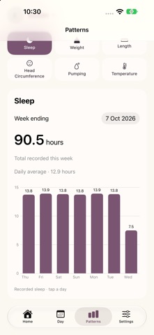 Little hours: Baby Tracker screenshot 4