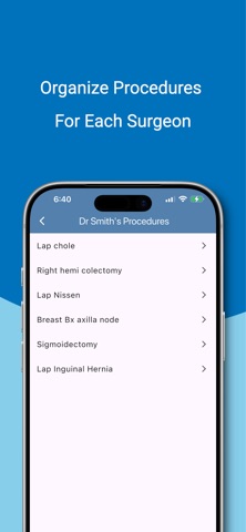 Scrub Tech Notes iPhone screenshot