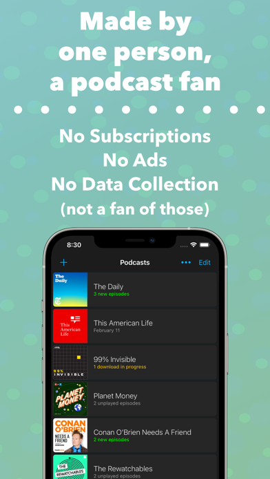 Tatori - Podcasts & Audiobooks Screenshot