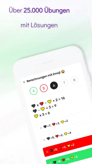MatheApp – Mathe lernen screenshot 3