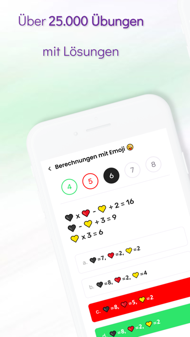 MatheApp – Mathe lernen screenshot