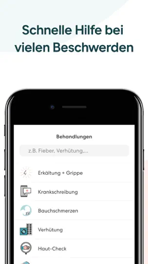 Screenshot von TeleClinic - Online Arzt auf dem iPhone 4