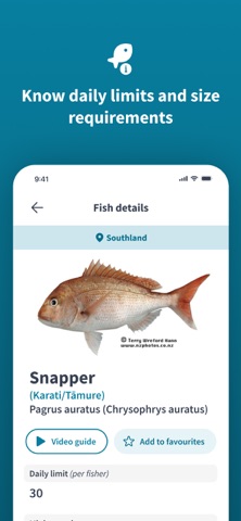 NZ Fishing Rules screenshot