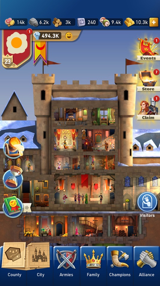 #7. Kingdom Maker (iOS) Podle: Global Worldwide, Inc.