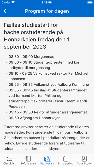 Screenshot #3 pour AAU Start
