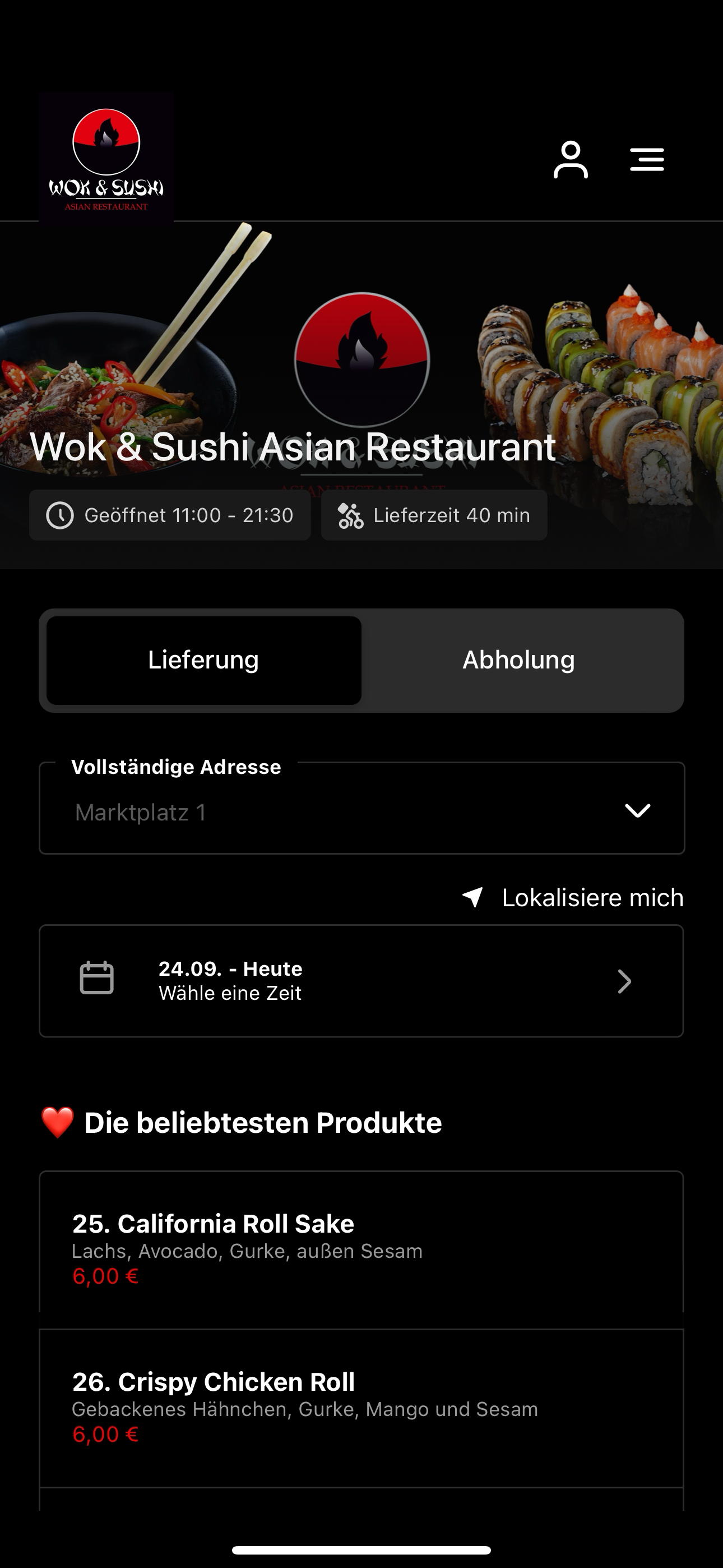 Wok & Sushi Asian Restaurant screenshot 3