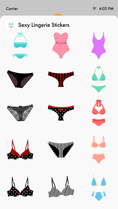 Sexy Lingerie Stickers Screenshot