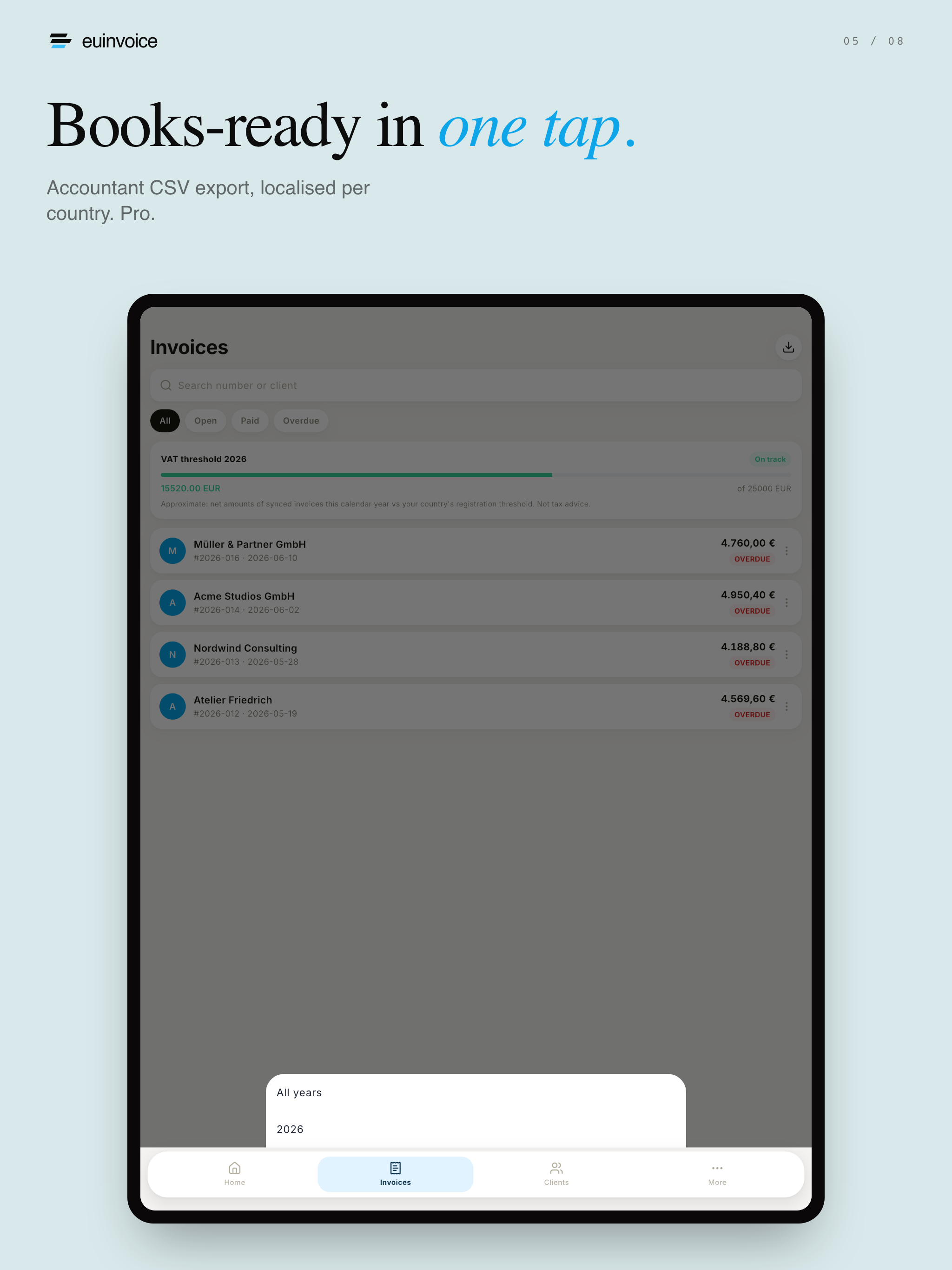euinvoice screenshot 13