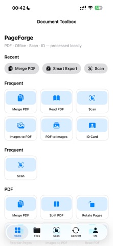PageForge - PDF document utils Screenshot 1 of 4