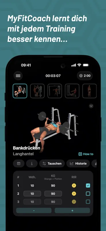 MyFitCoach - Trainingsplan screenshot 3 of 9