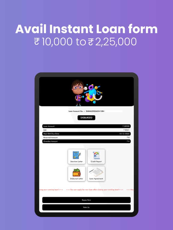 lendingplate Personal Loan App iPad screenshot 5