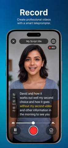 Teleprompter Pro for Creators screenshot