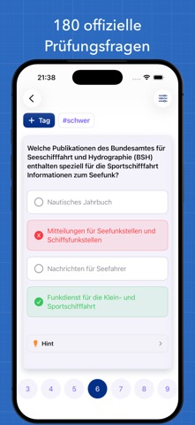 SRC Funkprüfung Seefunk Fragen screenshot