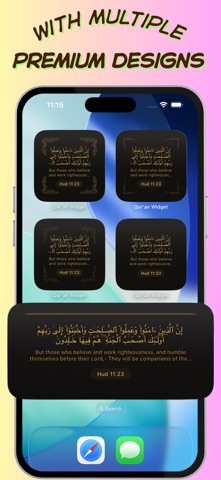 Quran Widget: Daily Verses iPhone screenshot 2