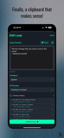 Paperloop iPhone Screenshot 1