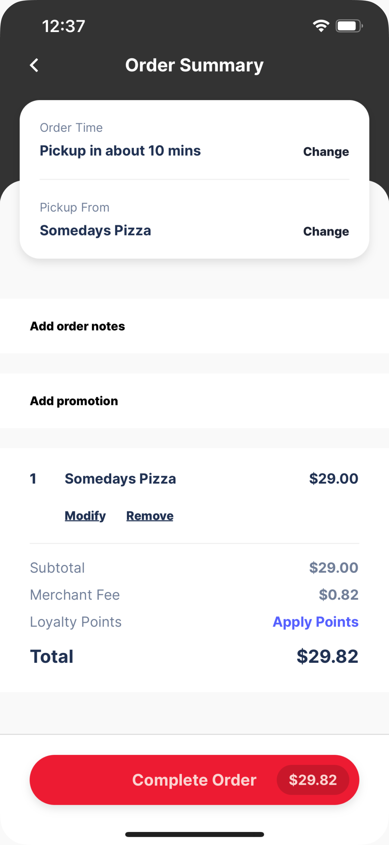 Somedays Pizza screenshot 3