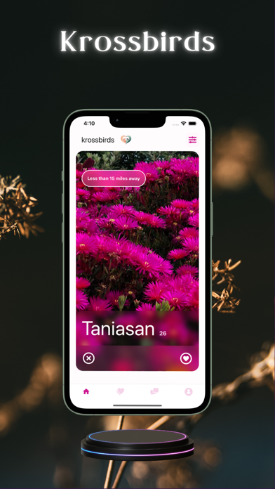 krossbirds iPhone screenshot 1 - Social Networking app