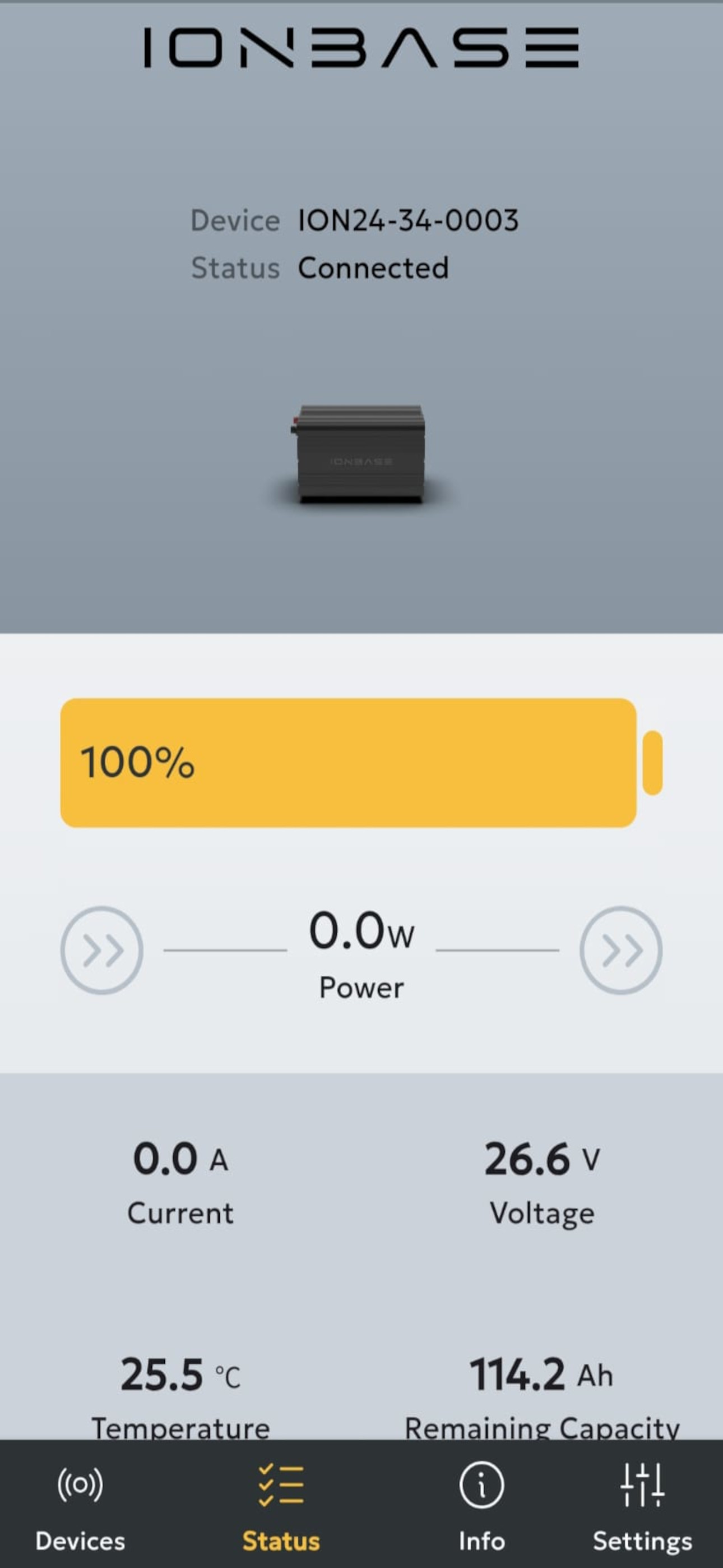 Ionbase Battery Monitor