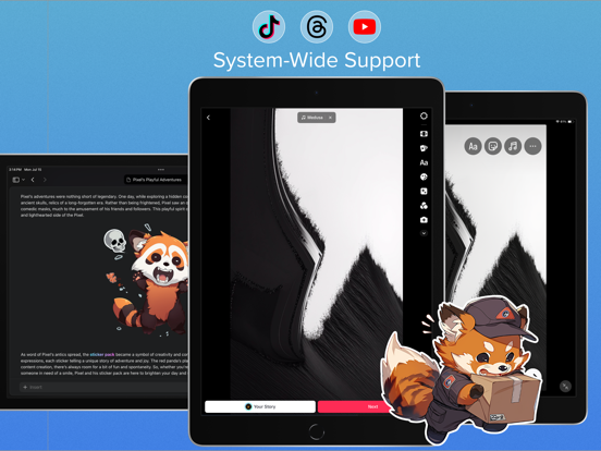 Screenshot #6 pour Red Panda Stickerpack