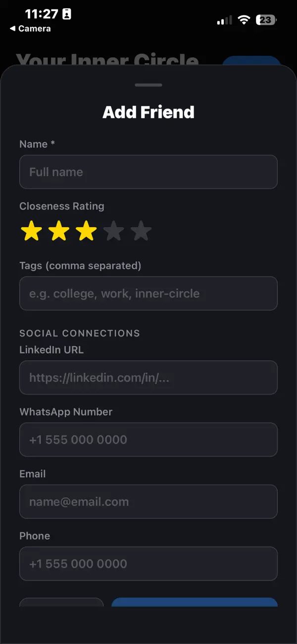 Screenshot #2 pour Friends Vibe