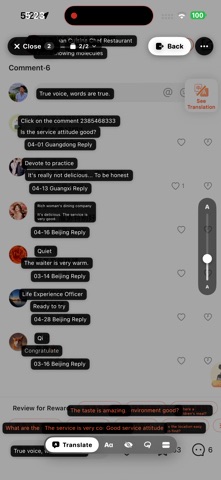Rosetta Translate screenshot