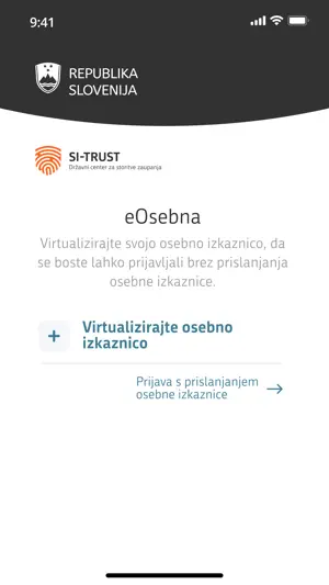 eOsebna screenshot 2