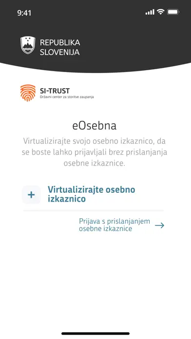 eOsebna App Store screenshot 2
